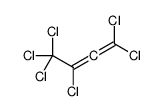 1,1,3,4,4,4-hexachlorobuta-1,2-diene Structure