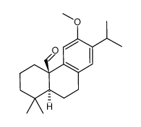 12-Methoxyabieta-8,11,13-trien-20-al structure