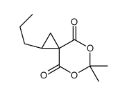 (2S)-6,6-dimethyl-2-propyl-5,7-dioxaspiro[2.5]octane-4,8-dione结构式