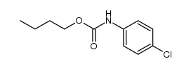 butyl (4-chlorophenyl)carbamate Structure