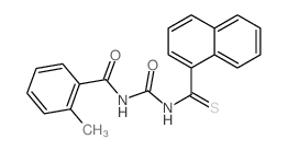 Benzamide,2-methyl-N-[[(1-naphthalenylthioxomethyl)amino]carbonyl]- picture