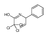 2,2,2-trichloro-N-(1-phenylprop-2-enyl)acetamide Structure