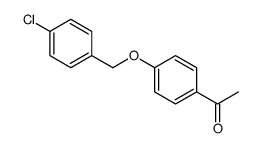 1-[4-[(4-chlorophenyl)methoxy]phenyl]ethanone Structure