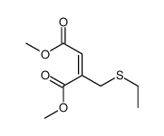 dimethyl 2-(ethylsulfanylmethyl)but-2-enedioate Structure