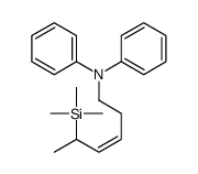 N-phenyl-N-(5-trimethylsilylhex-3-enyl)aniline Structure