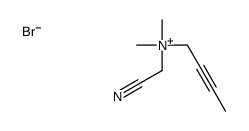 but-2-ynyl-(cyanomethyl)-dimethylazanium,bromide结构式