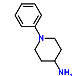 1-苯基哌啶-4-胺结构式