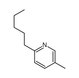 5-methyl-2-pentylpyridine Structure