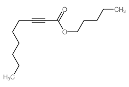 2-Nonynoic acid, pentylester structure