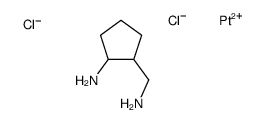 2-(aminomethyl)cyclopentan-1-amine, platinum(+2) cation, dichloride picture