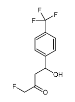 1-fluoro-4-hydroxy-4-[4-(trifluoromethyl)phenyl]butan-2-one Structure