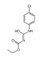 ethyl N-[(4-chlorophenyl)carbamoyl]carbamate Structure