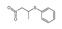 (β-nitro-isopropyl)-phenyl sulfide结构式