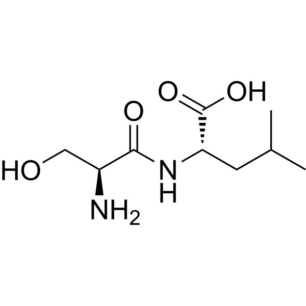 H-Ser-Leu-OH structure