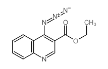 (3-ethoxycarbonylquinolin-4-yl)imino-imino-azanium结构式