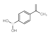 Boronic acid,[4-(1-methylethenyl)phenyl]- (9CI)结构式