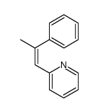 (Z)-2-(2-phenylprop-1-en-1-yl)pyridine结构式