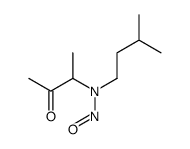 N-3-methylbutyl-N-1-methylacetonylnitrosamine structure