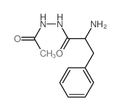 L-Phenylalanine,2-acetylhydrazide structure