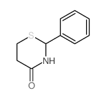 Tetrahydro-2-phenyl-4H-1,3-thiazin-4-one Structure