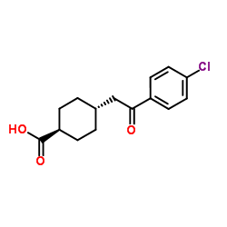 trans-4-[2-(4-Chlorophenyl)-2-oxoethyl]cyclohexanecarboxylic acid picture