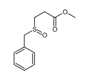 methyl 3-benzylsulfinylpropanoate结构式