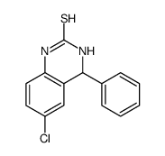 6-chloro-4-phenyl-3,4-dihydro-1H-quinazoline-2-thione Structure