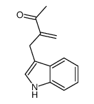 3-(1H-indol-3-ylmethyl)but-3-en-2-one结构式