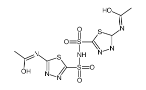 双[5-(乙酰氨基)-1,3,4-噻二唑-2-磺酰基]胺图片