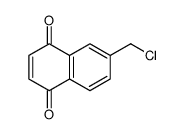 6-(chloromethyl)naphthalene-1,4-dione Structure