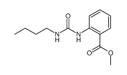 Methyl-(N'-butyl-uramido)-benzoat Structure