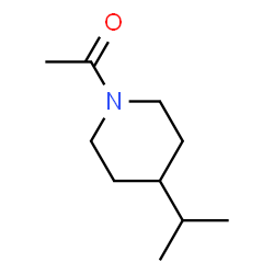 Piperidine, 1-acetyl-4-(1-methylethyl)- (9CI) Structure