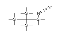 azido-dimethyl-[tris(trimethylsilyl)methyl]silane Structure