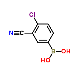 (4-Chloro-3-cyanophenyl)boronic acid picture