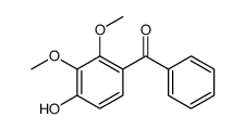 (4-hydroxy-2,3-dimethoxyphenyl)-phenylmethanone结构式