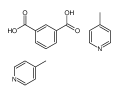 benzene-1,3-dicarboxylic acid,4-methylpyridine Structure