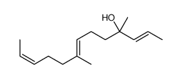 4,8-dimethyltrideca-2,7,11-trien-4-ol Structure