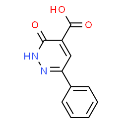 3-Oxo-6-phenyl-2,3-dihydropyridazine-4-carboxylic acid structure