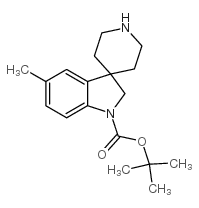 1-BOC-5-METHYLSPIRO[INDOLINE-3,4-PIPERIDINE] Structure