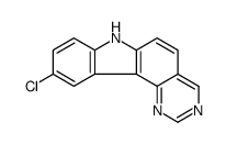 10-chloro-7H-pyrimido[5,4-c]carbazole结构式