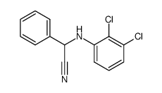 (2,3-Dichloro-phenylamino)-phenyl-acetonitrile结构式