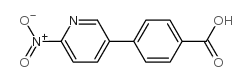 4-(6-Nitropyridin-3-yl)benzoic acid结构式