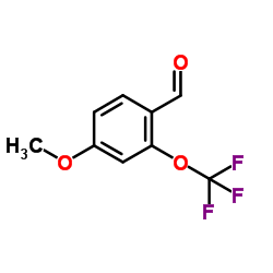 4-Methoxy-2-(trifluoromethoxy)benzaldehyde Structure