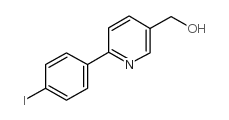 [6-(4-iodophenyl)pyridin-3-yl]methanol structure