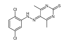 5-[(2,5-dichlorophenyl)hydrazinylidene]-4,6-dimethylpyrimidine-2-thione Structure