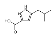 3-isobutyl-1H-pyrazole-5-carboxylic acid(SALTDATA: 0.25H2O) Structure