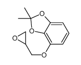 2,2-dimethyl-4-(oxiran-2-ylmethoxy)-1,3-benzodioxole Structure