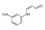 3-(3-aminoanilino)prop-2-enal Structure