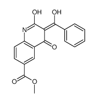 methyl 3-[hydroxy(phenyl)methylidene]-2,4-dioxo-1H-quinoline-6-carboxylate Structure