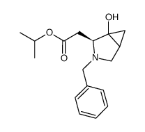 (3-benzyl-1-hydroxy-3-azabicyclo[3.1.0]hex-2-yl)acetic acid isopropyl ester Structure